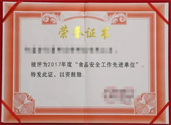 Certificato d'Onore 8